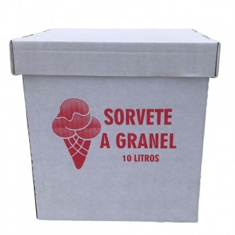 Caixas 05 litros  sorvete! A melhor forma de armazenar e preservar seu delicioso sorvete!  Quantidade por embalagem 50 unidades